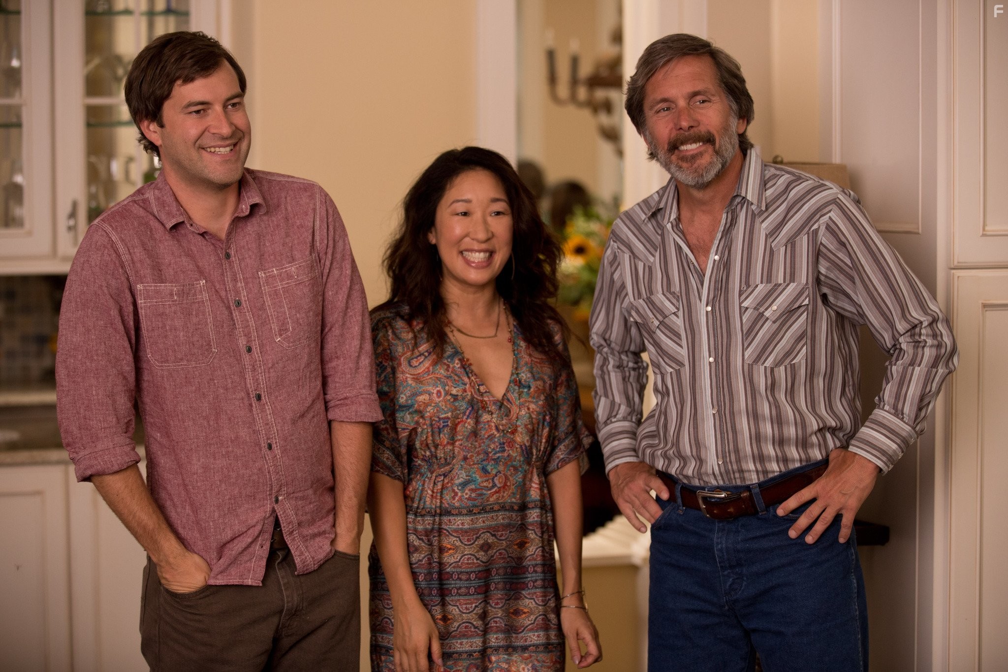 Gary Cole, Mark Duplass, and Sandra Oh in Тэмми (2014)