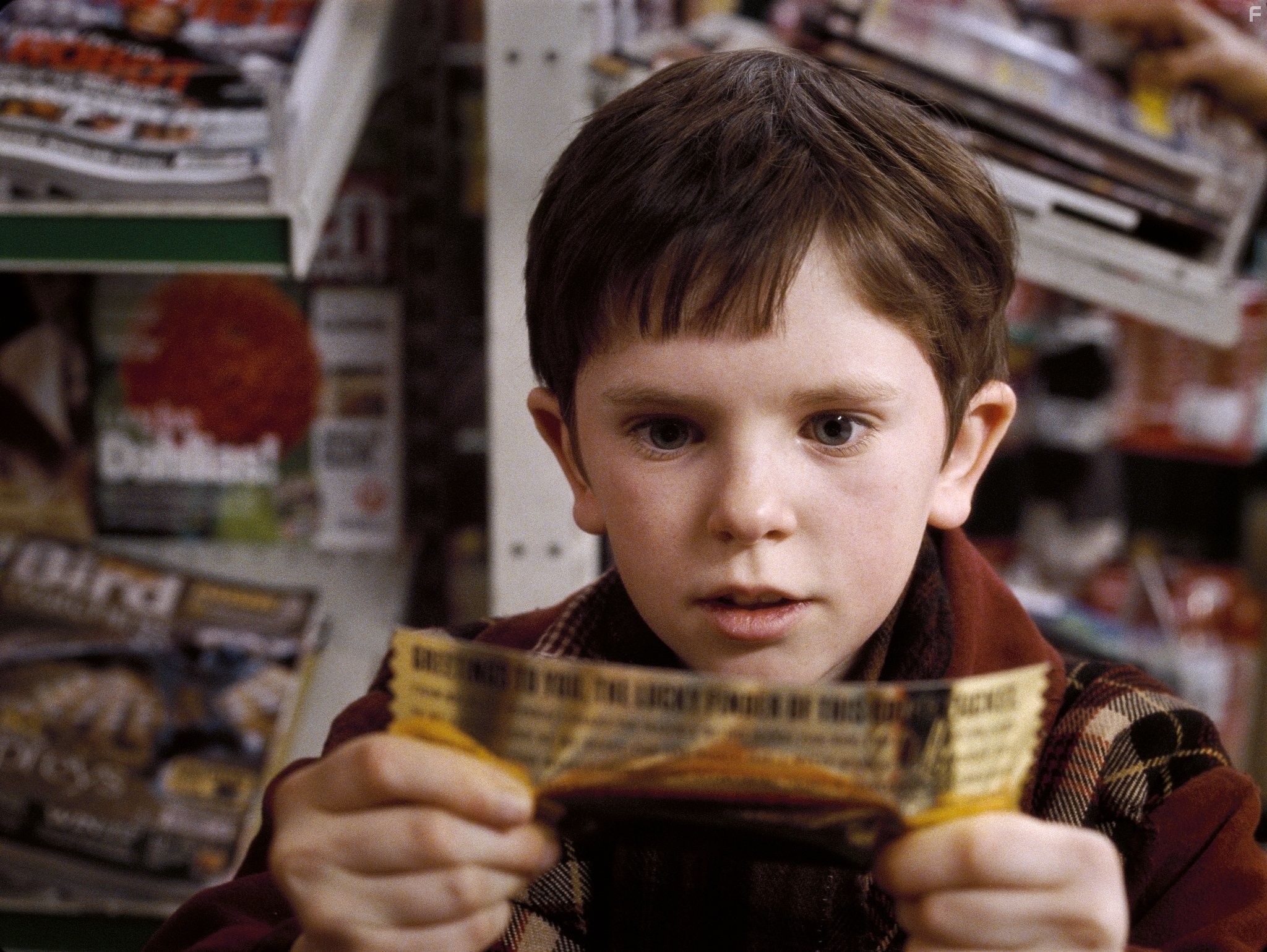 Freddie Highmore in Чарли и шoколадная фабрика (2005)