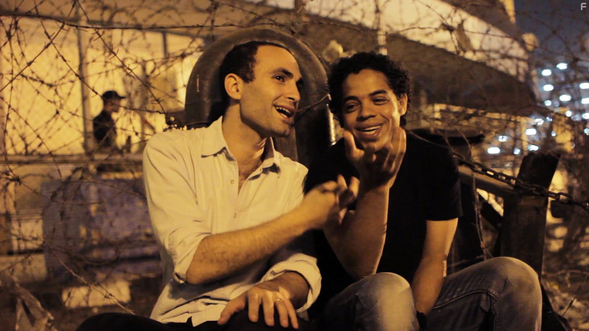 Khalid Abdalla and Ahmed Hassan in Площадь (2013)
