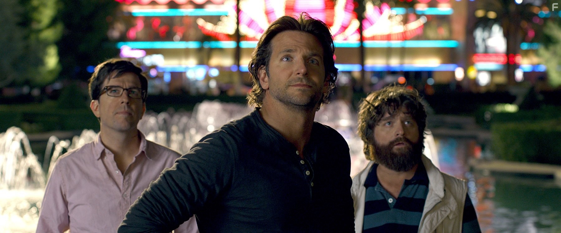 Bradley Cooper, Zach Galifianakis, and Ed Helms in Мальчишник: Часть III (2013)