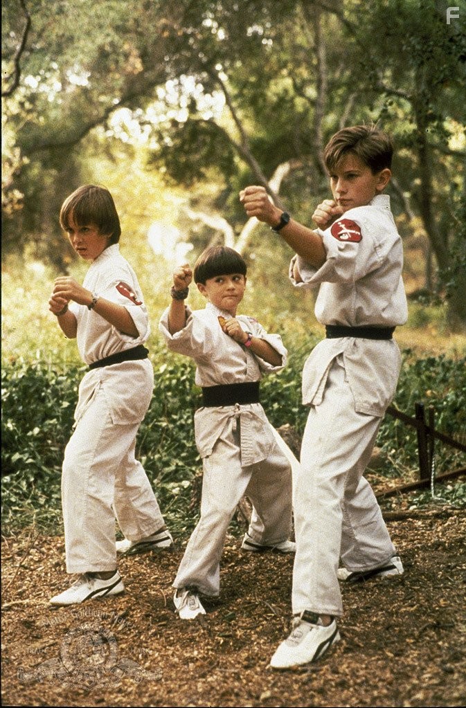 Chad Power, Max Elliott Slade, and Michael Treanor in Три ниндзя (1992)