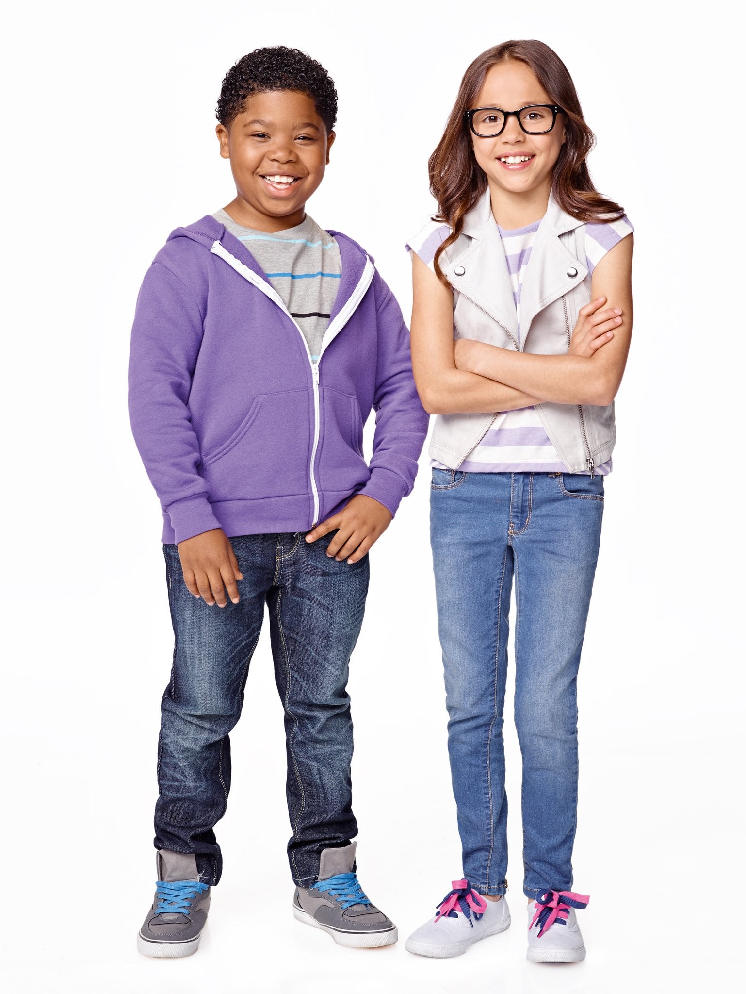Breanna Yde and Benjamin Flores Jr. in Haunted Hathaways (2013)