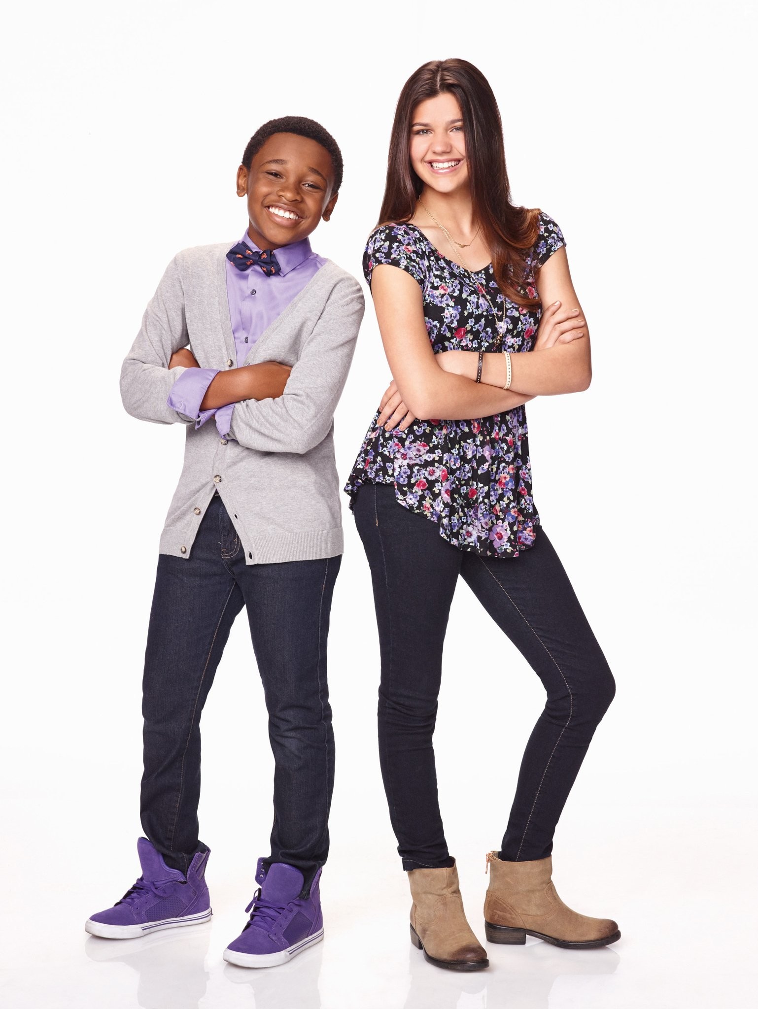 Amber Frank and Curtis Harris in Haunted Hathaways (2013)