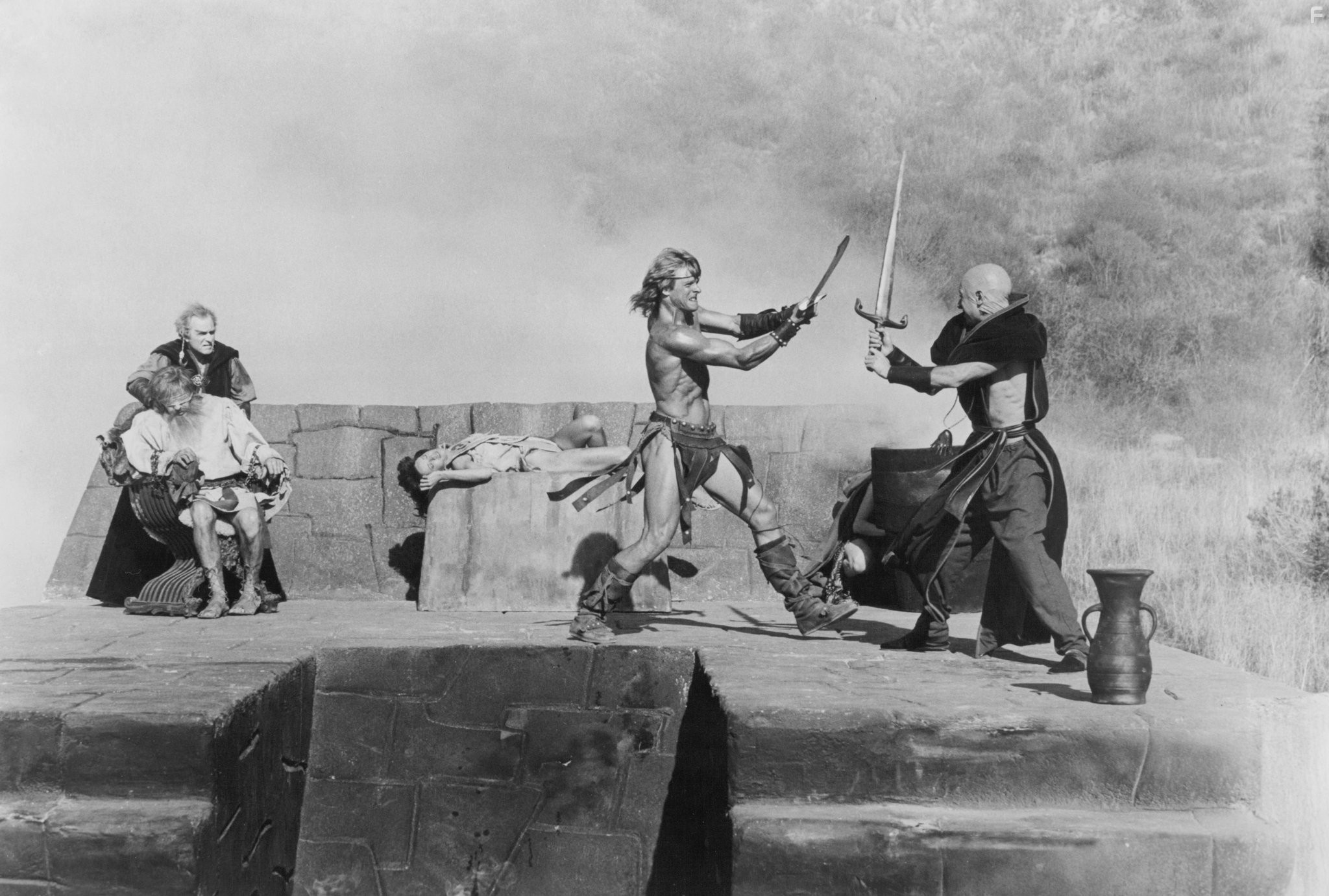 Tanya Roberts, Marc Singer, and Rip Torn in Повелитель зверей (1982)