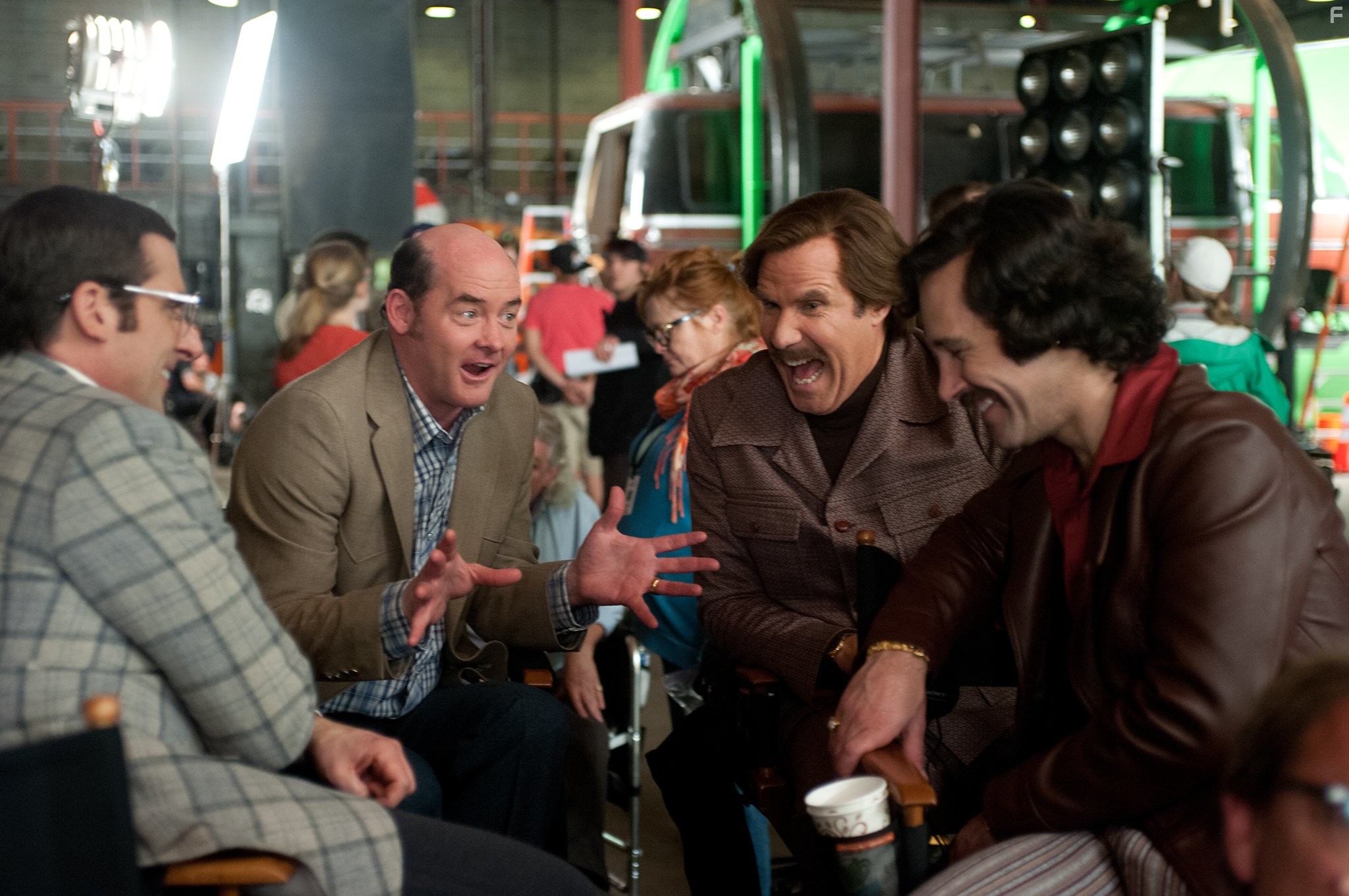 Will Ferrell, Steve Carell, David Koechner, and Paul Rudd in Телеведущий: И снова здравствуйте (2013)