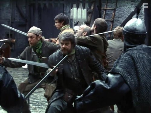 Keith Allen, Gordon Kennedy, Harry Lloyd, Sam Troughton, Joe Armstrong, and Jonas Armstrong in Робин Гуд (2006)