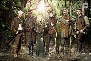 Joanne Froggatt, David Harewood, Gordon Kennedy, Sam Troughton, Joe Armstrong, and Jonas Armstrong in Робин Гуд (2006)