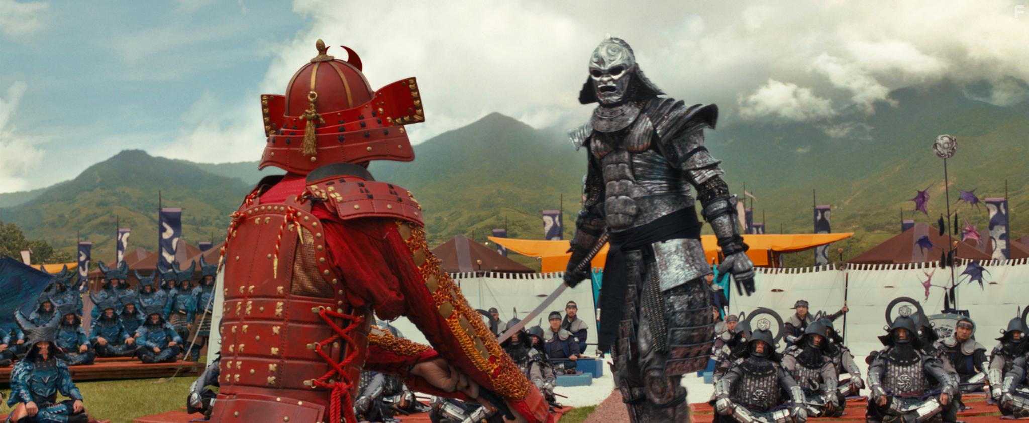 Keanu Reeves and Neil Fingleton in 47 Ronin (2013)