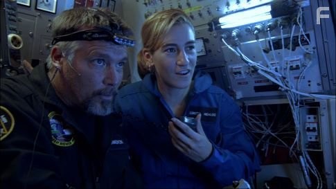 L-R:  Mike Cameron (ROV Creator & Pilot), Loretta Hidalgo (Space Generation Foundation President)