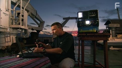 Mike Cameron (ROV Creator & Pilot), running tests on ROV 1 (aka Jake.)