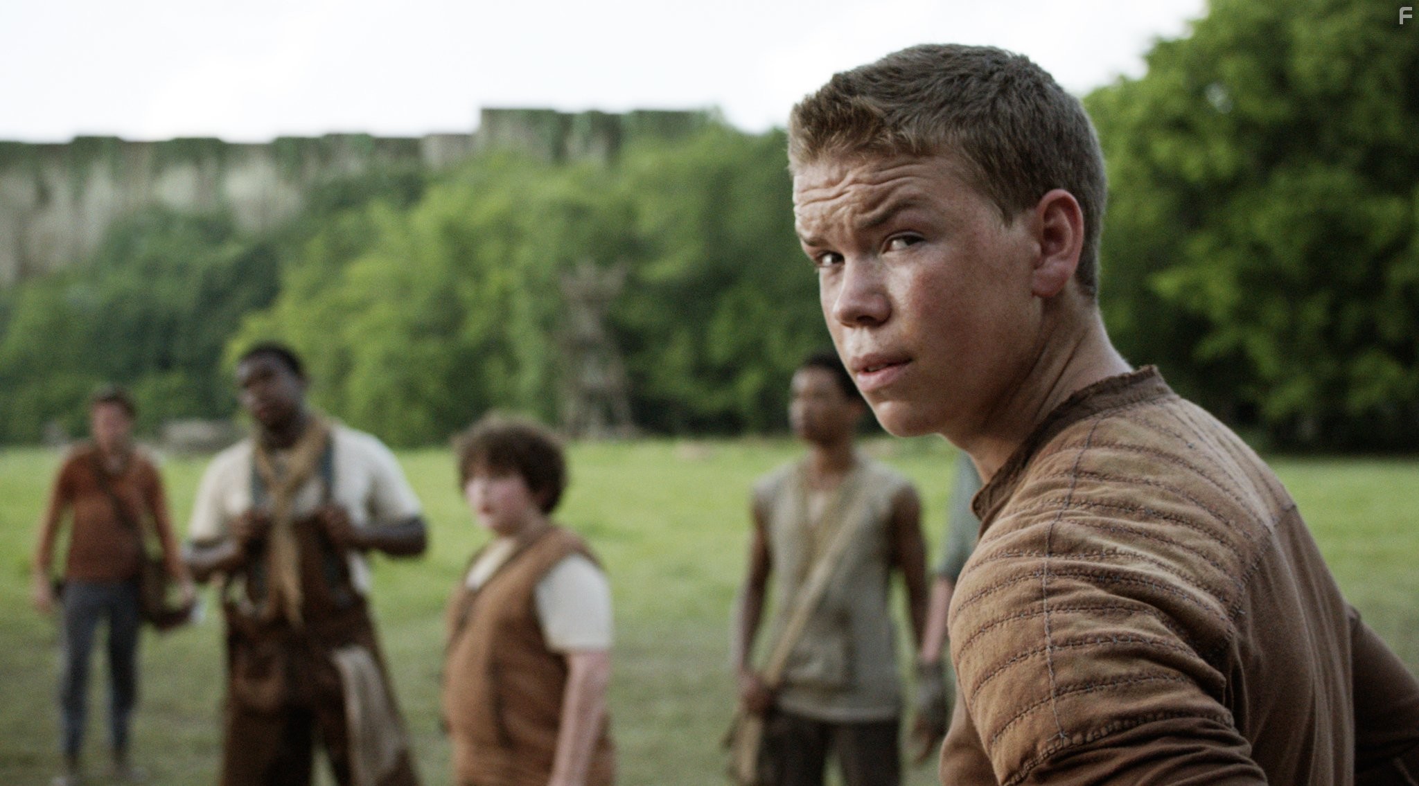 Will Poulter, Dexter Darden, and Blake Cooper in Бегущий в лабиринте (2014)