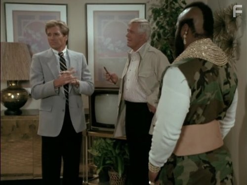 George Peppard, Mr. T, and Dirk Benedict in Команда 'А' (1983)