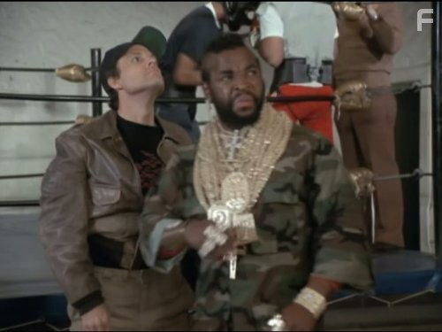 Mr. T and Dwight Schultz in Команда 'А' (1983)