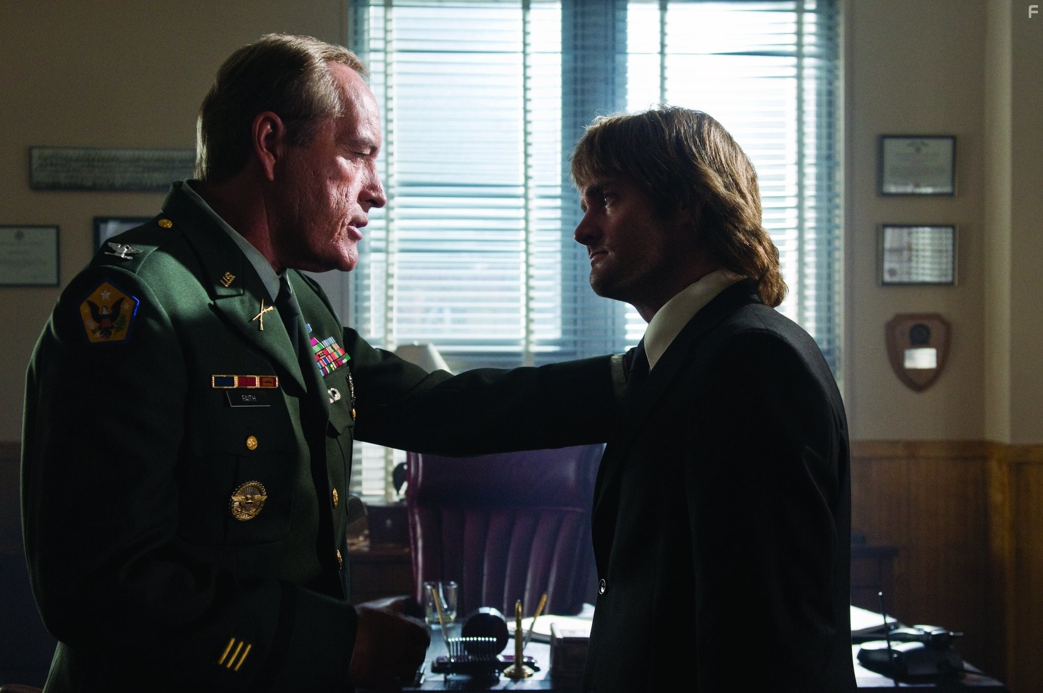 Powers Boothe and Will Forte in Супер МакГрубер (2010)