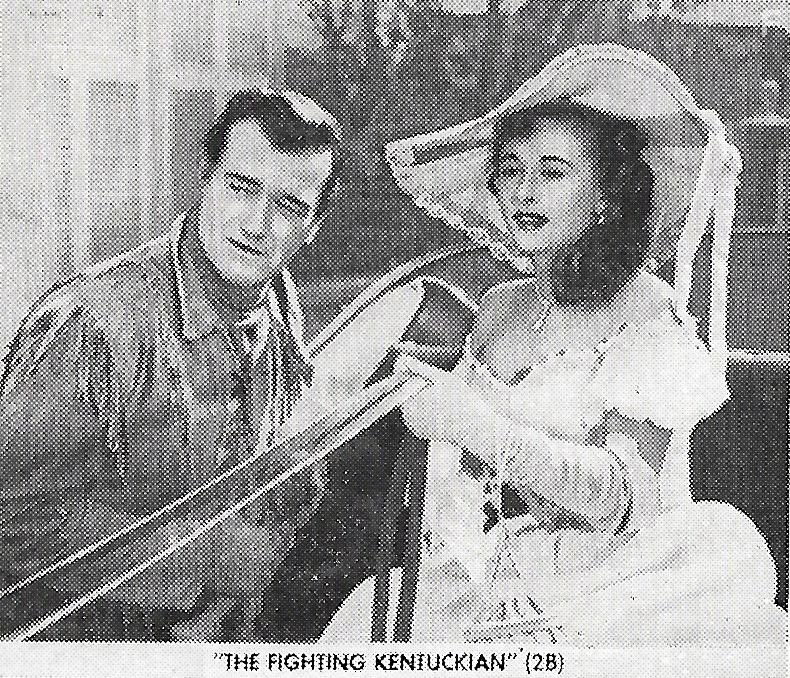 John Wayne and Vera Ralston in Боец из Кентукки (1949)