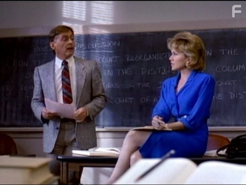 Daniel Davis and Linda Purl in Мэтлок (1986)