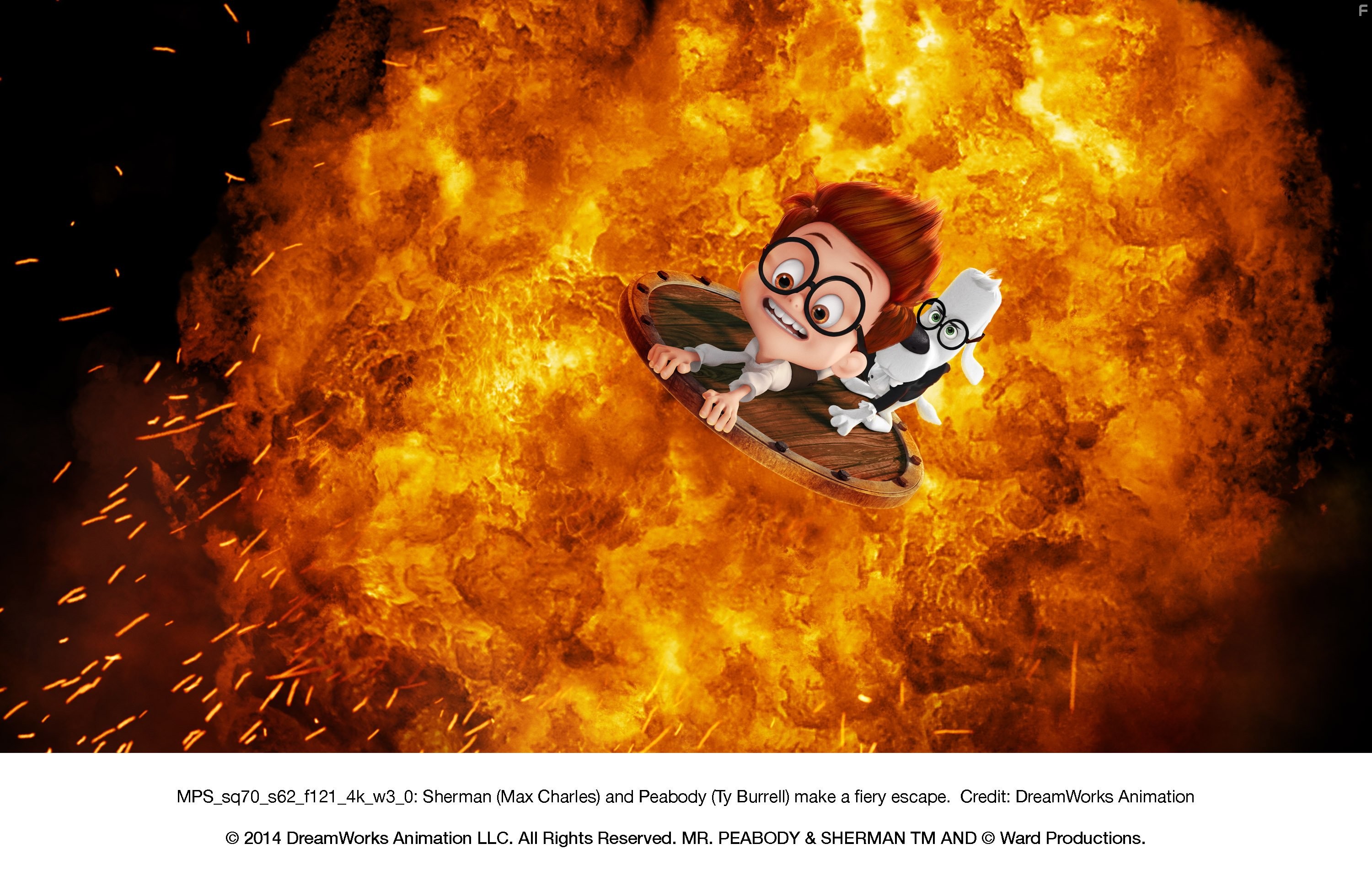 Ty Burrell and Max Charles in Приключения мистера Пибоди & Шермана (2014)