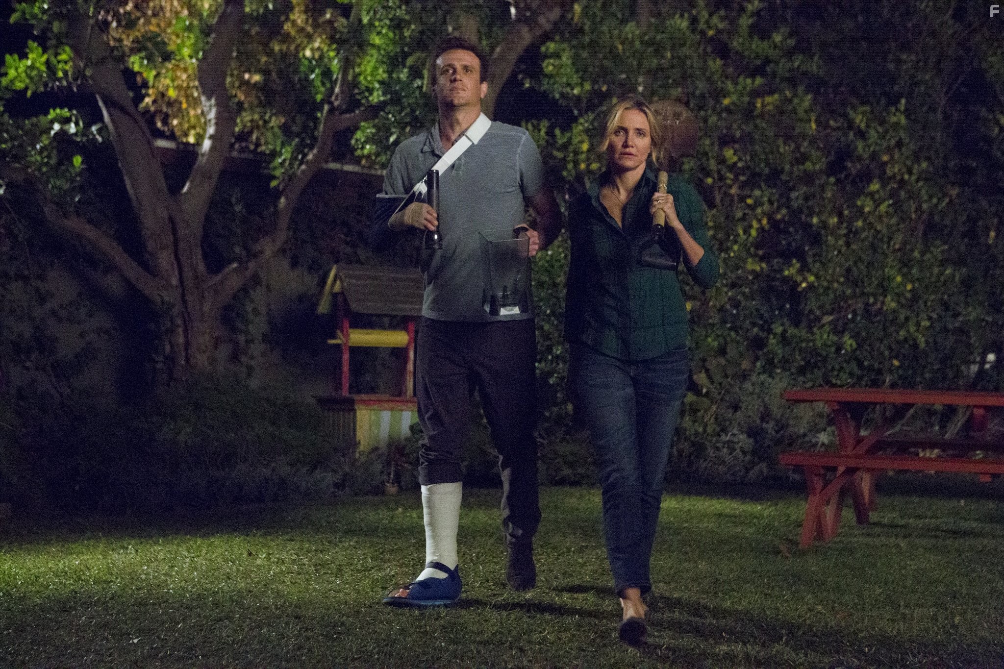 Cameron Diaz and Jason Segel in Домашнее видео (2014)