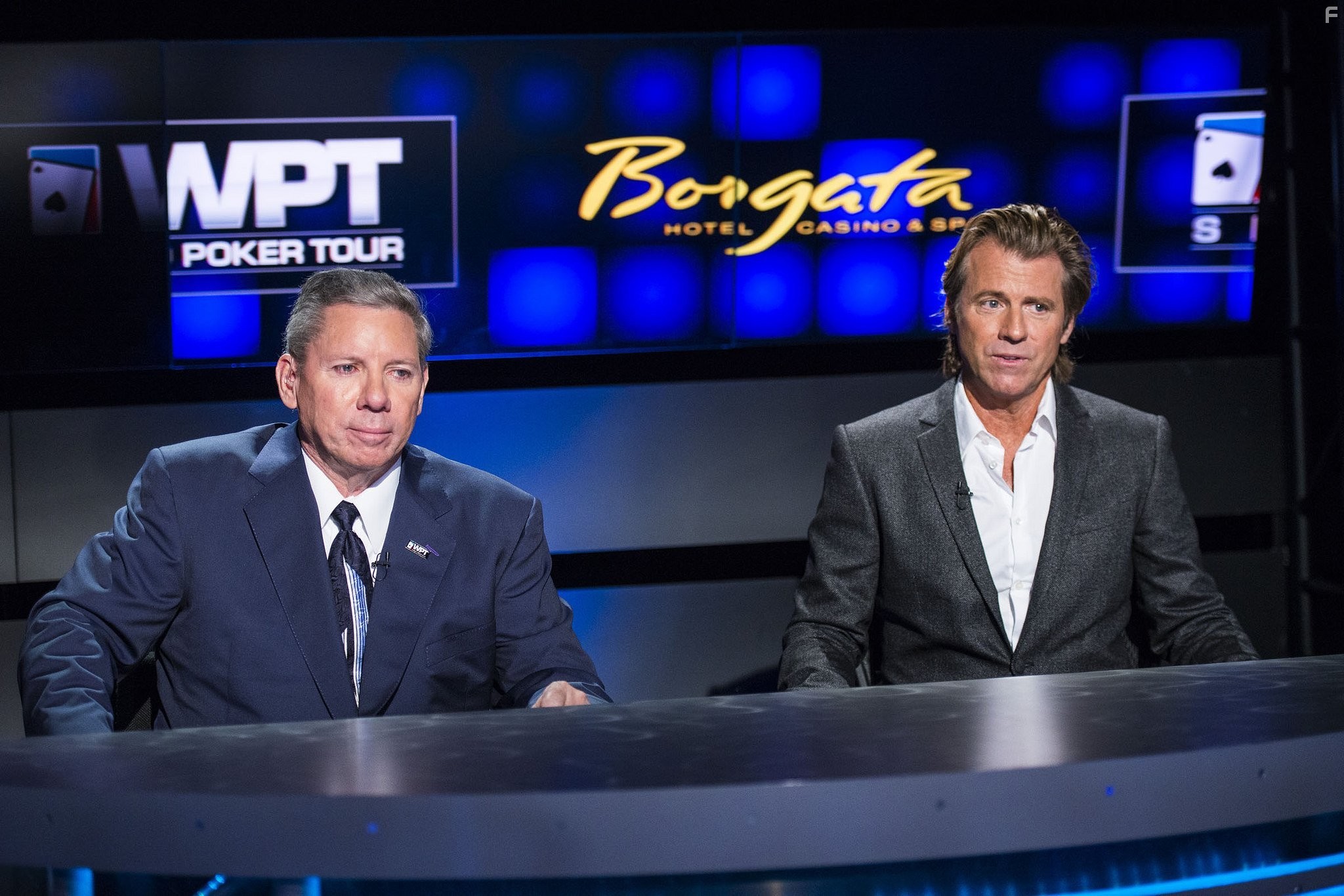 Vincent Van Patten and Mike Sexton in World Poker Tour (2003)