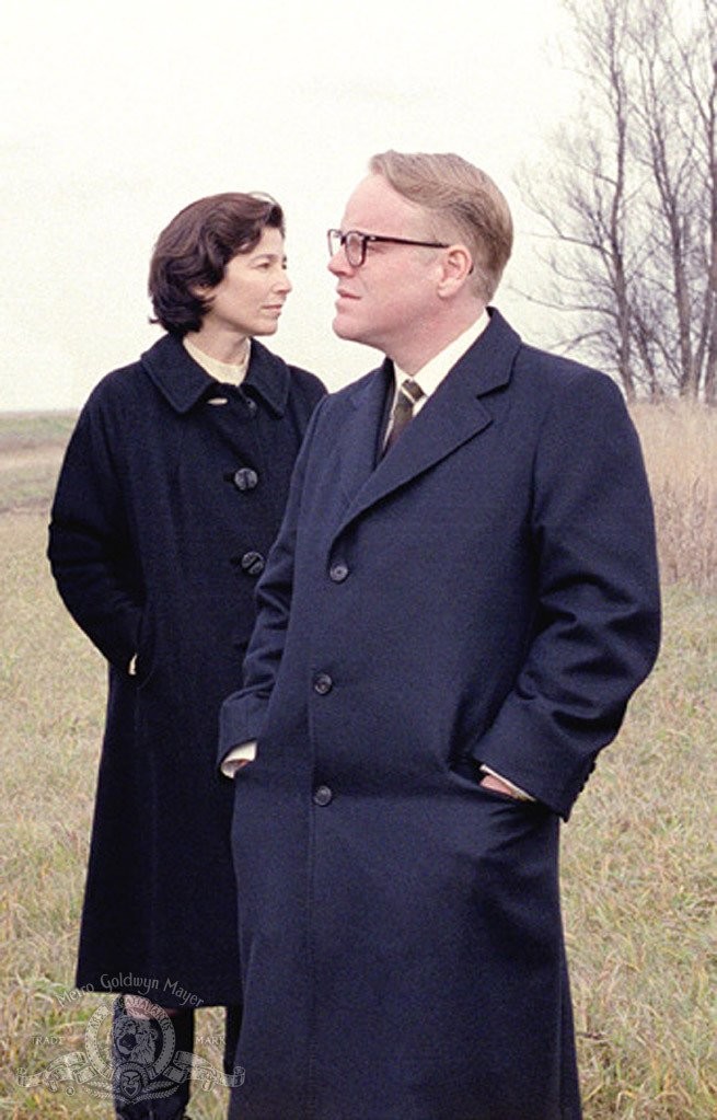 Philip Seymour Hoffman and Catherine Keener in Капоте (2005)