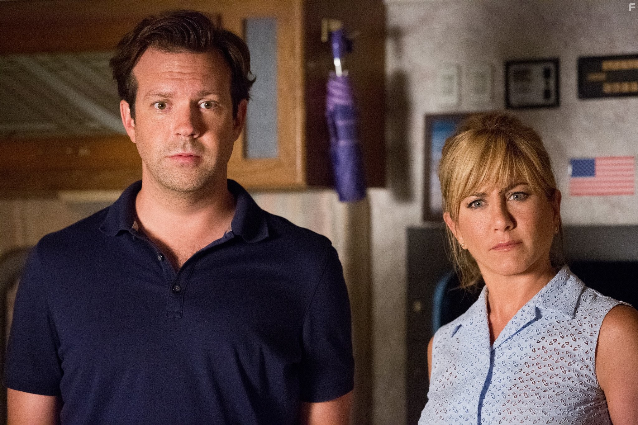 Jennifer Aniston and Jason Sudeikis in Мы - Миллеры (2013)