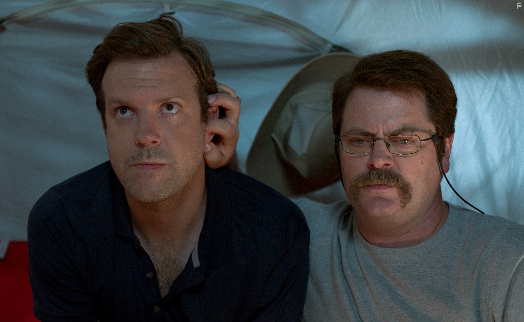 Nick Offerman and Jason Sudeikis in Мы - Миллеры (2013)