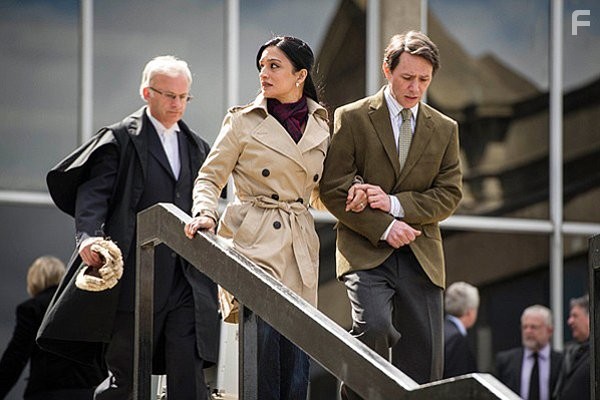 Archie Panjabi and Reece Shearsmith in The Widower (2013)
