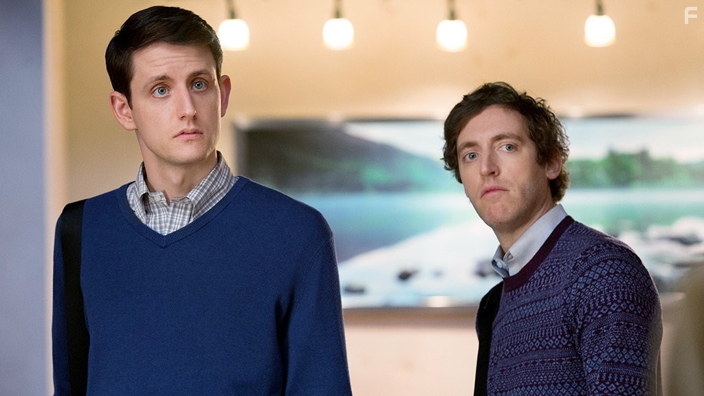 Zach Woods and Thomas Middleditch in Кремниевая долина (2014)