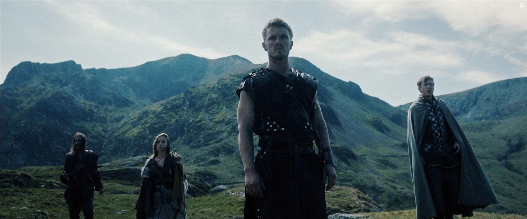 Guy Flanagan, Theo Barklem-Biggs, Charlie Bewley, and Alexandra Dowling in Молот богов (2013)