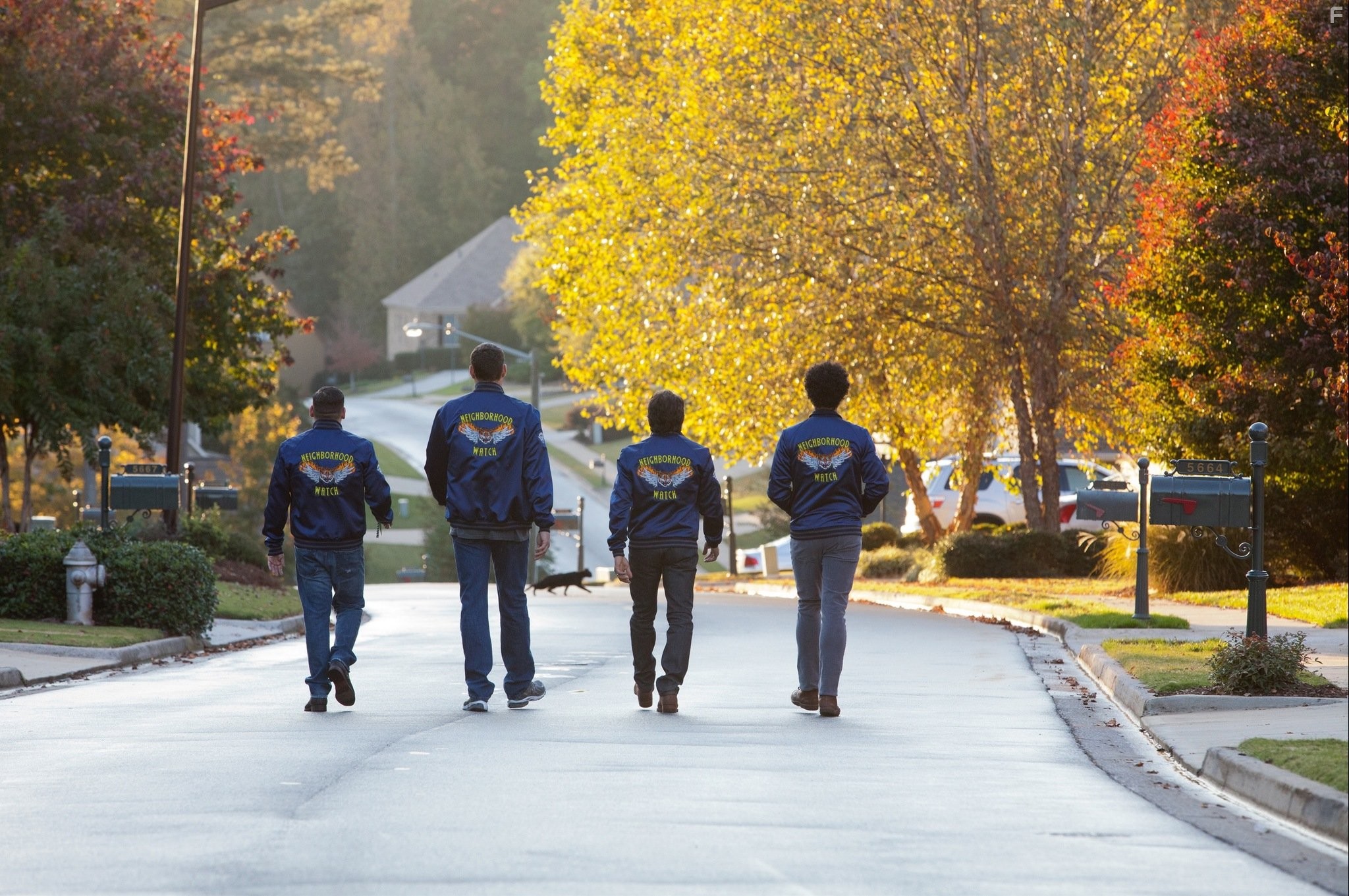 Vince Vaughn, Ben Stiller, Richard Ayoade, and Jonah Hill in Дружинники (2012)