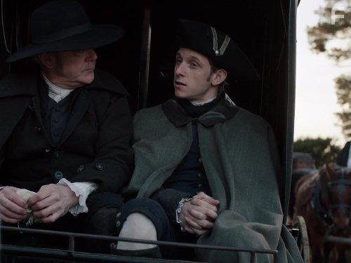 Jamie Bell and Kevin McNally in TURN (2014)