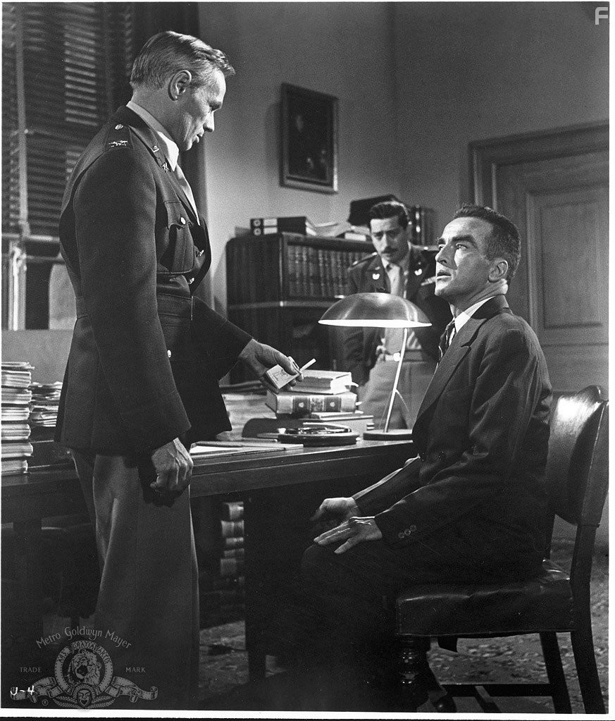 Montgomery Clift and Richard Widmark in Нюрнбергский процесс (1961)