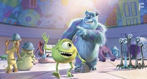 Billy Crystal and John Goodman in Корпорация монстров (2001)