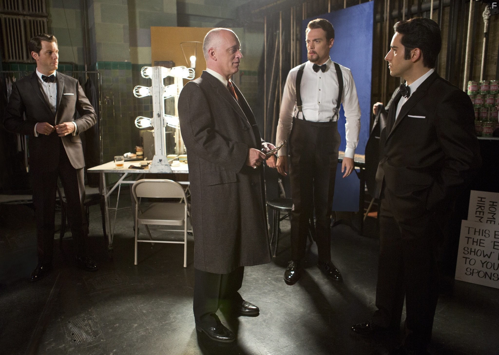 Donnie Kehr, John Lloyd Young, Erich Bergen, and Michael Lomenda in Парни из Джерси (2014)