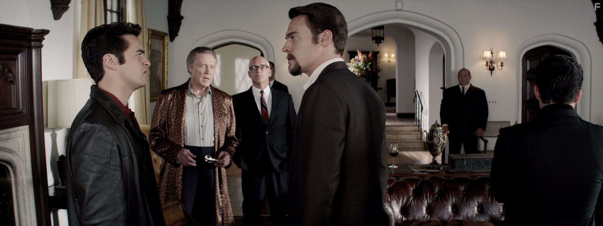 Christopher Walken, Donnie Kehr, Vincent Piazza, and Erich Bergen in Парни из Джерси (2014)