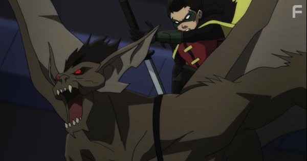 Dee Bradley Baker and Stuart Allan in Сын Бэтмена (2014)