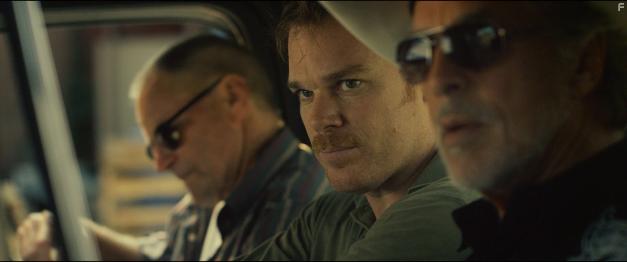 Don Johnson, Sam Shepard, and Michael C. Hall in Холод в июле (2014)