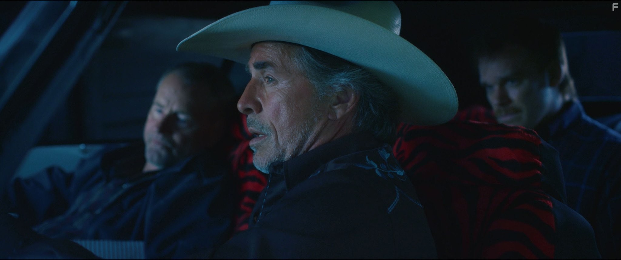 Don Johnson, Sam Shepard, and Michael C. Hall in Холод в июле (2014)