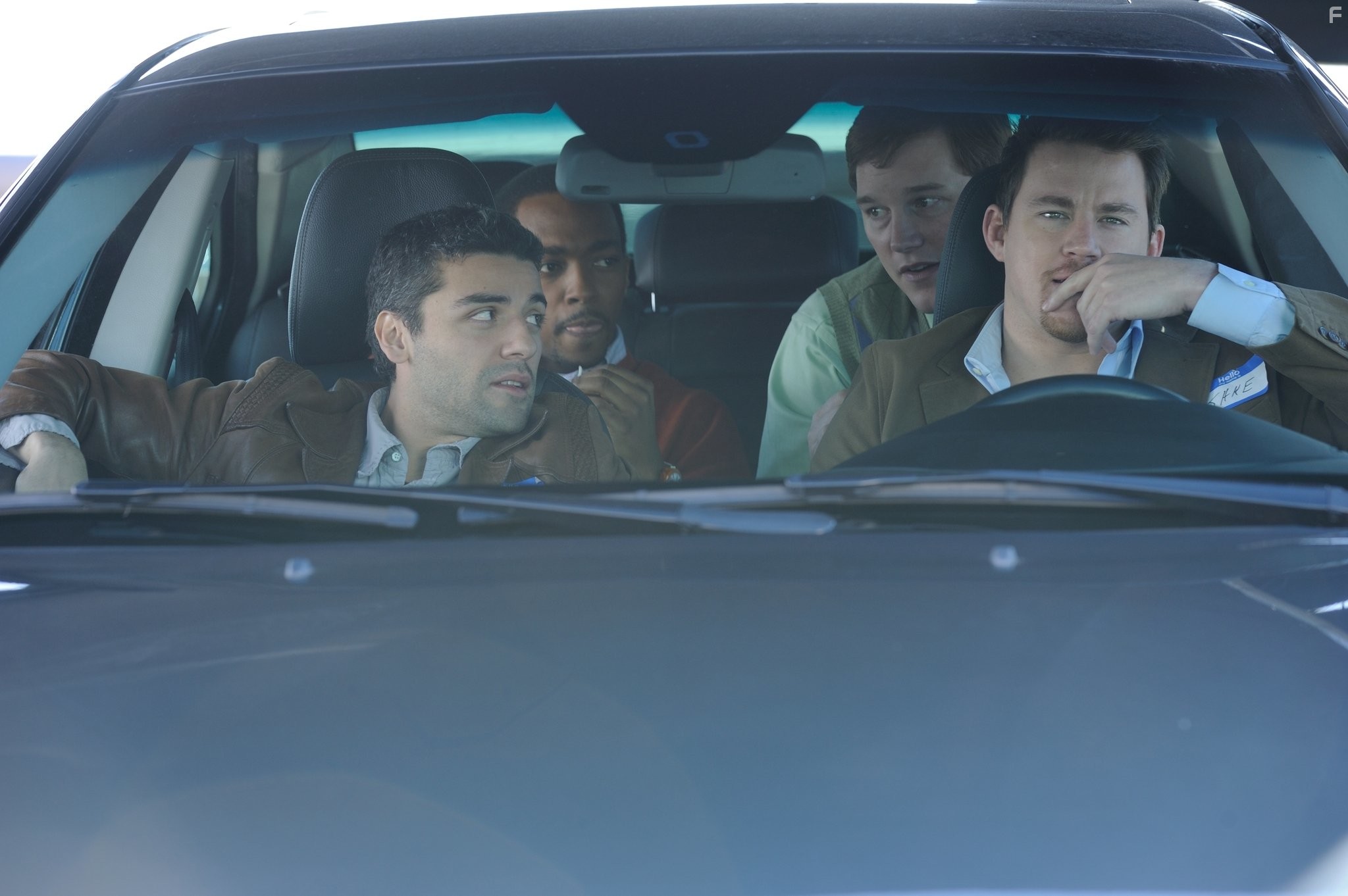 Chris Pratt, Anthony Mackie, Oscar Isaac, and Channing Tatum in 10 лeт спустя (2011)