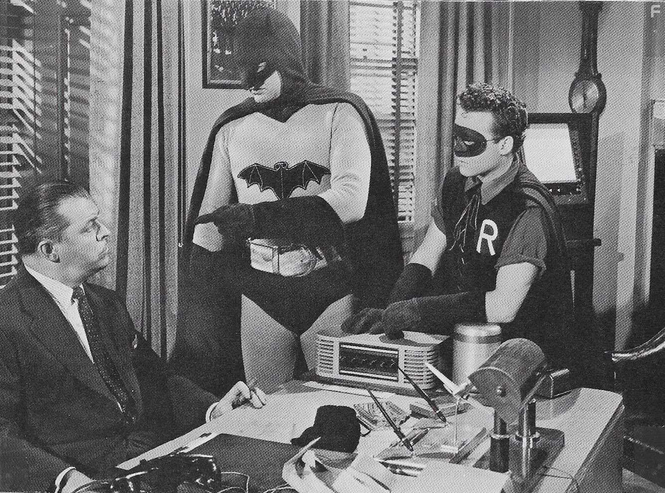 Johnny Duncan, Robert Lowery, and Lyle Talbot in Batman and Robin (1949)