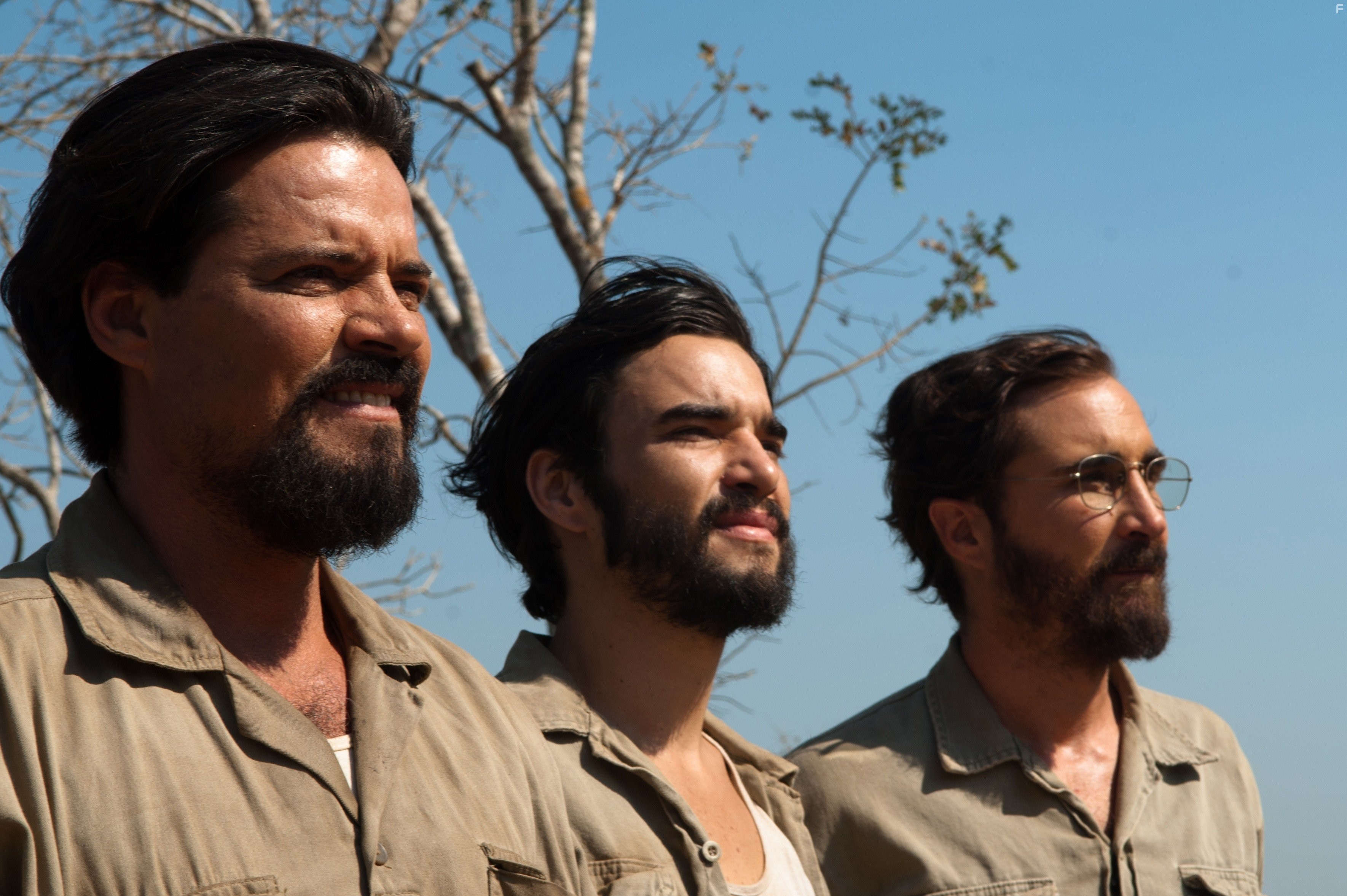 Caio Blat, Felipe Camargo, and Jo?o Miguel in Xingu (2012)