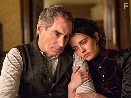 Timothy Dalton and Eva Green in Страшные сказки (2014)