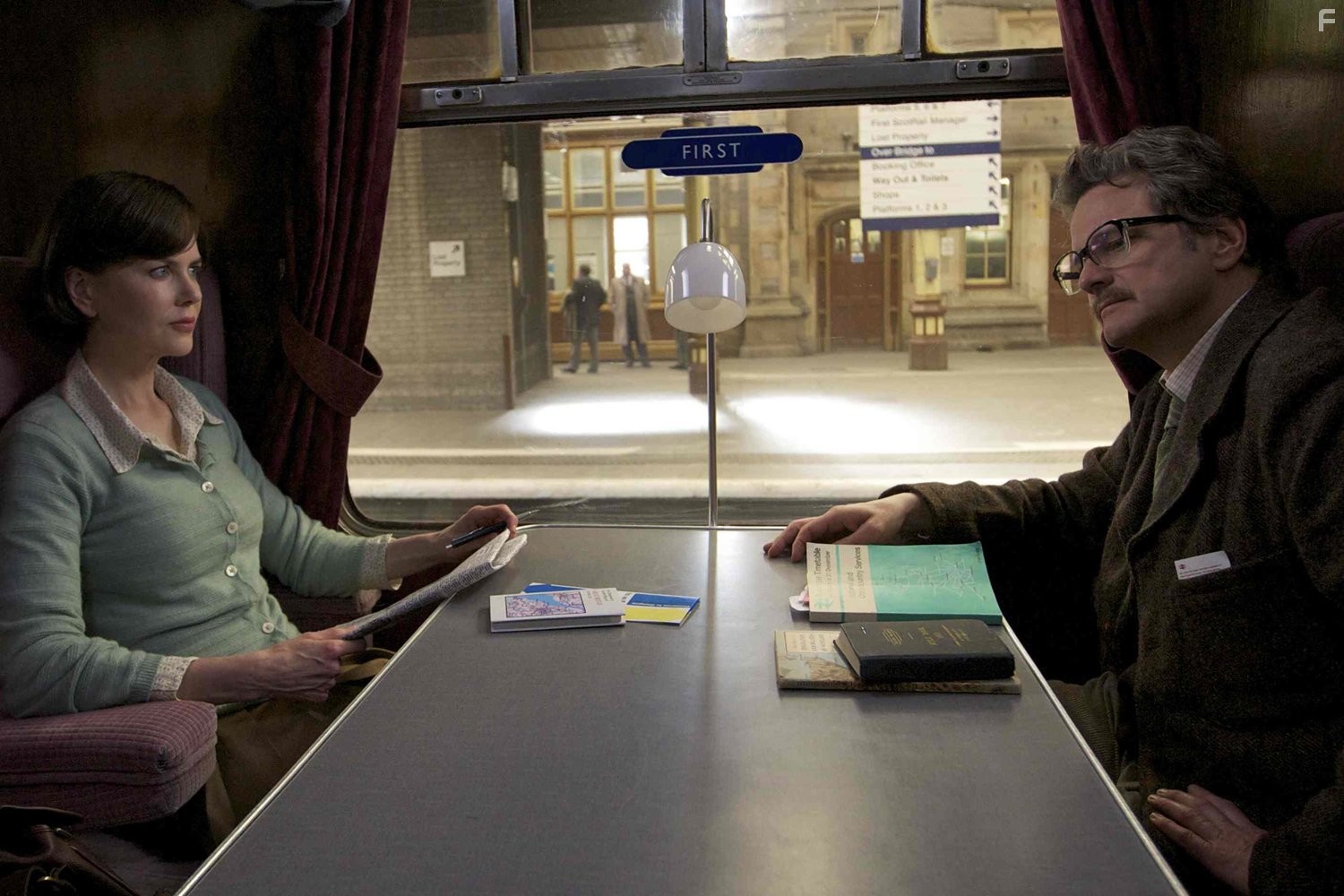 Colin Firth and Nicole Kidman in Возмездие (2013)