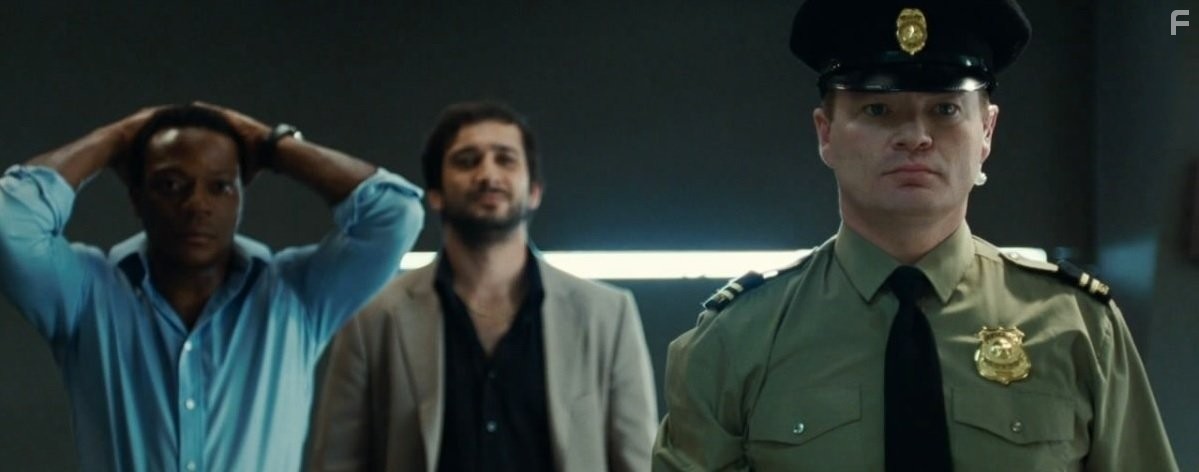 Jimi Mistry, Chukwudi Iwuji, and Chris Carey in Экзамен (2009)