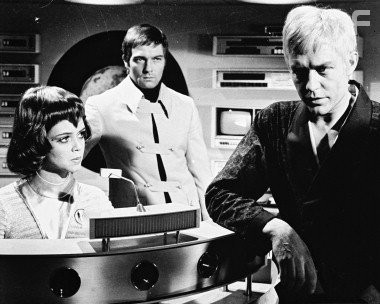 Michael Billington, Ed Bishop, and Gabrielle Drake in Н.Л.О. (1970)