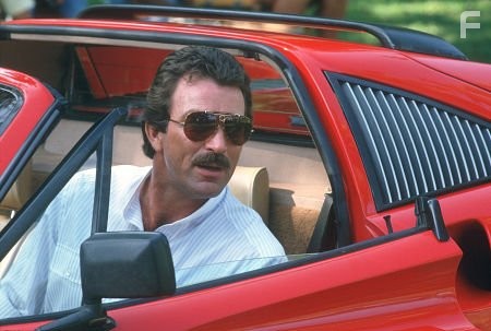 "Magnum PI" Tom Selleck & His Ferrari 308 GTS Qv