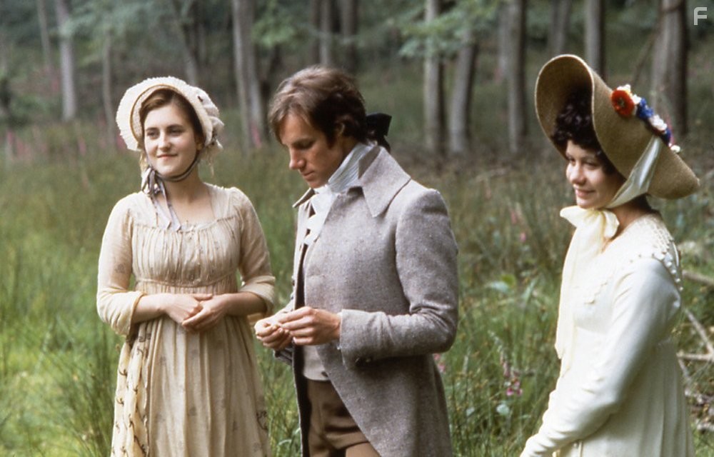 Nicholas Farrell, Sylvestra Le Touzel, and Jackie Smith-Wood in Mansfield Park (1983)