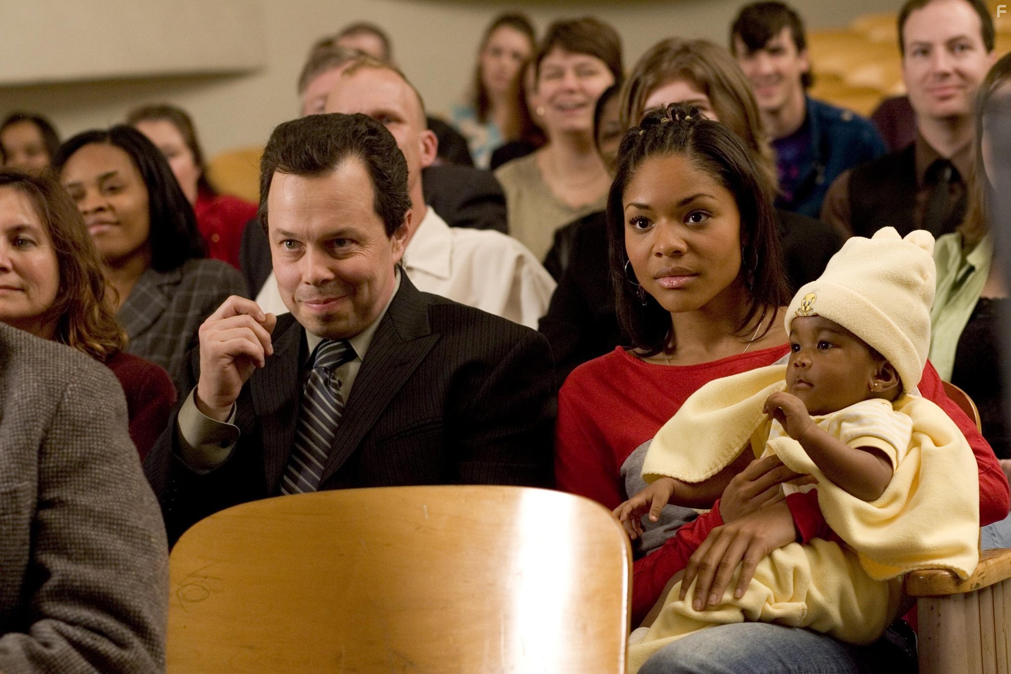 Curtis Armstrong and Erica Hubbard in Испытание Акилы (2006)