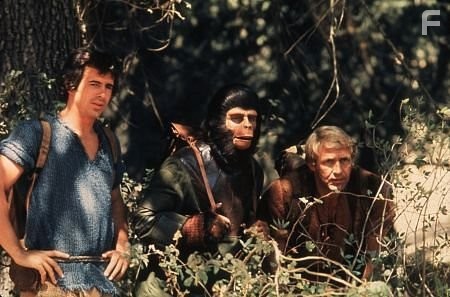 1152-7 "The Planet of the Apes" - Ron Harper, Roddy McDowall, and James Naughton, CBS, 1974.
