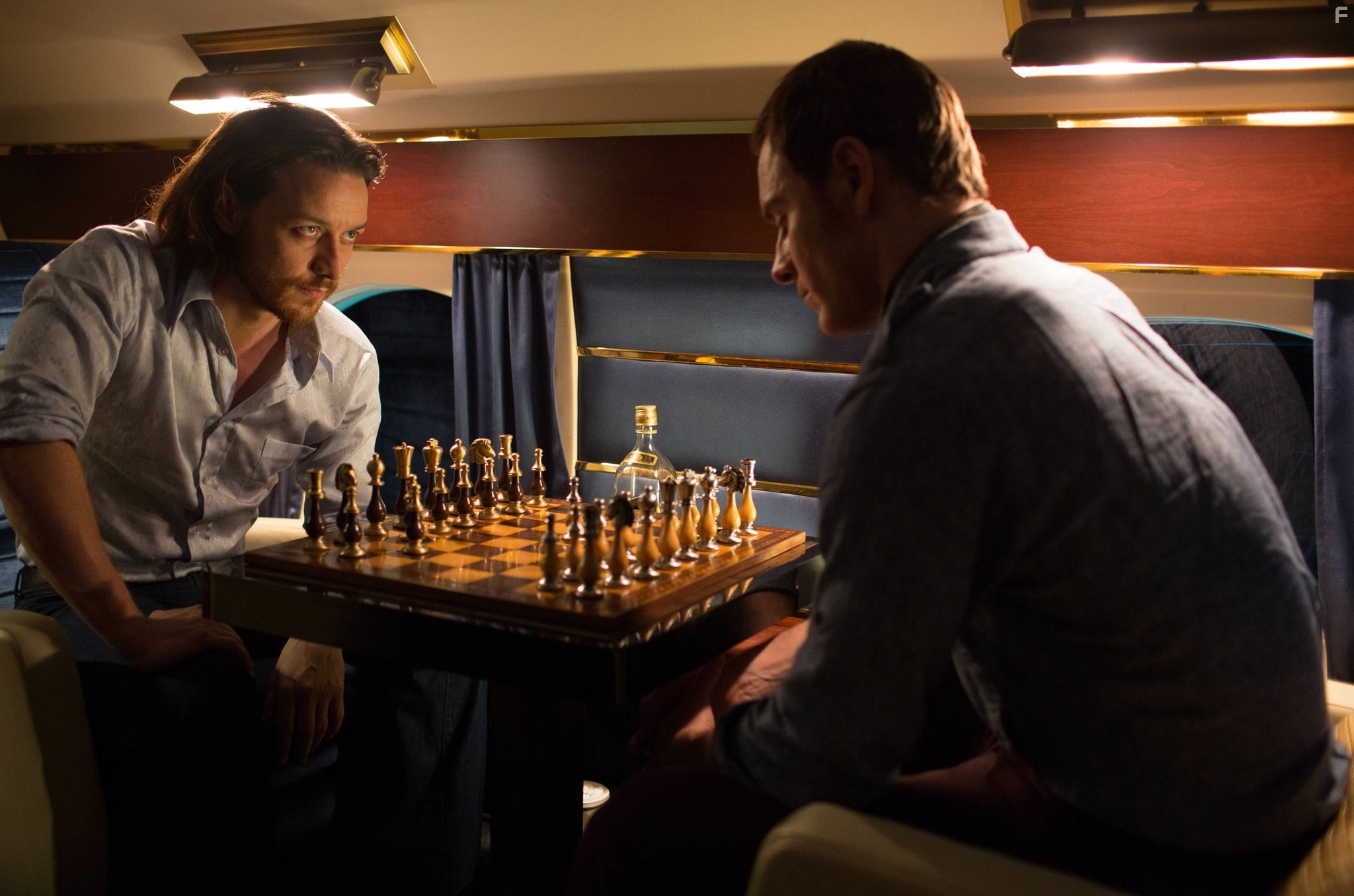 James McAvoy and Michael Fassbender in Люди Икс: Дни минувшего будущего (2014)